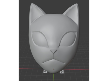 low profile mask stand ic3d4me 3d print model - Mito3D