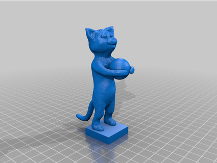 cat ball alexstormnd 3d print model - Mito3D