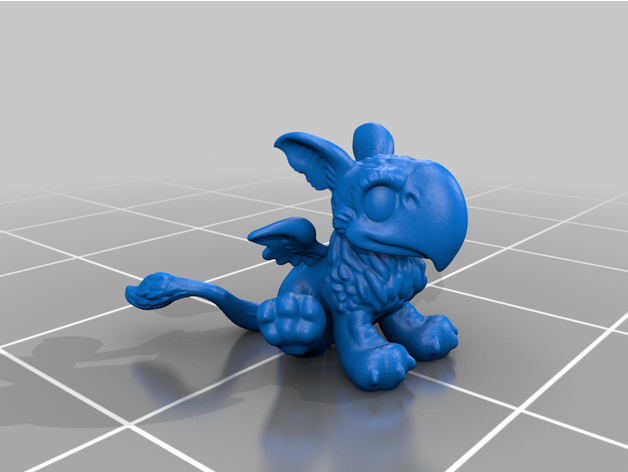 lil griffin keythingiverse 3D print model - Mito3D