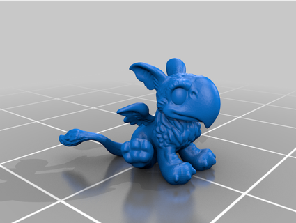 lil grifo keythingiverse 3d print model - Mito3D