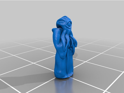 lovecraft esbirro alabarda 3d print model - Mito3D