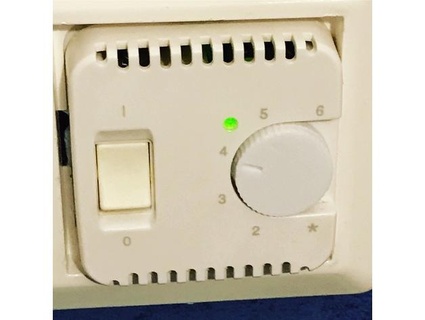botão chão aquecimento termostato kmsweden 3d print model - Mito3D