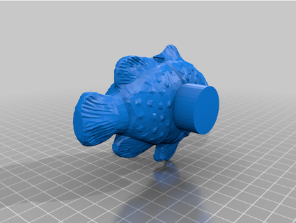 fish handle ruben1021 3d print model - Mito3D
