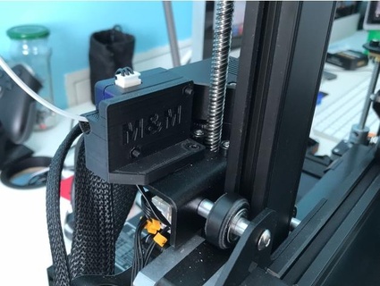 Detektor Unterstützung verwenden bmg Extruder famax 3d print model - Mito3D