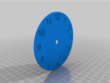 3d printed clock sandilya 3d print model - Mito3D