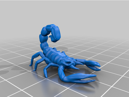 gigante escorpião vizinho cavaleiro 3d print model - Mito3D