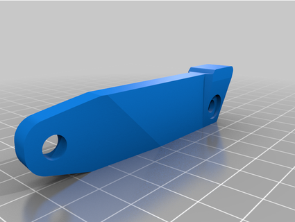 bicycle fender holder cube acid rear mount tiro 3d print model - Mito3D