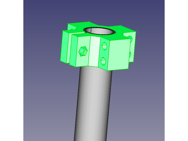 lowrider2 eje tirantes pericomart 3D print model - Mito3D