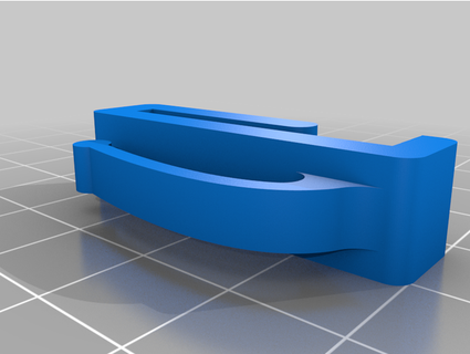dethleffs shelf hook caravaneer 3d print model - Mito3D