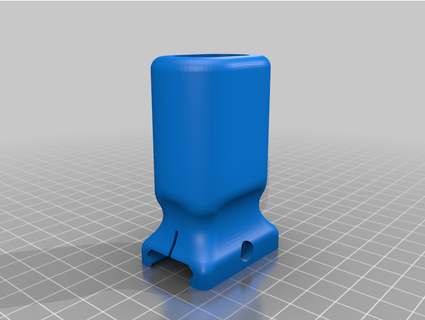 airsoft 22mm ris small stub grip - revised bart10152 3d print model - Mito3D