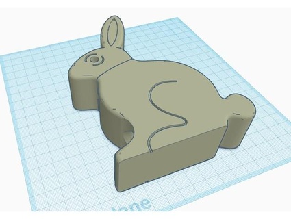 conejito dispensador remezclar arcoles 3d print model - Mito3D