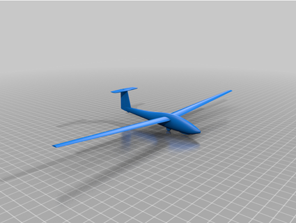 schweizer sgs 1-35c glider bassackwarddesign 3d print model - Mito3D