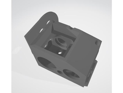bowden mount gantry 2020 rennkeks 3d print model - Mito3D