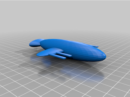 invisible jet machue 3d print model - Mito3D