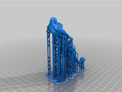 lola conejito diseño ventilador Arte rosquilla 3d print model - Mito3D