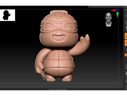 ninja tartaruga anikaito 3d print model - Mito3D