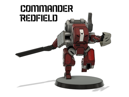 commander redfield gb-01 custom mechaboys 3d print model - Mito3D