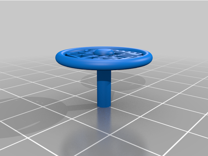 cadillac timone ruota spiaggia 3d print model - Mito3D