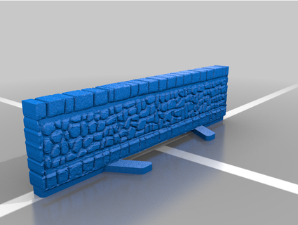 hexadécimal murs tuyau 3d print model - Mito3D