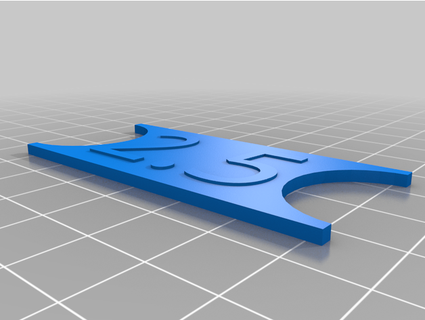 wargame movement templates 25mm bases smallsura 3d print model - Mito3D