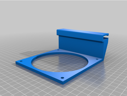 Kühlschrank Ventilator Halter Unterstützung Ironie 3d print model - Mito3D