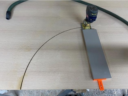Ryobi kablosuz yönlendirici daire kılavuz evamik 3d print model - Mito3D