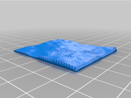 paysage coquille 12 3d print model - Mito3D