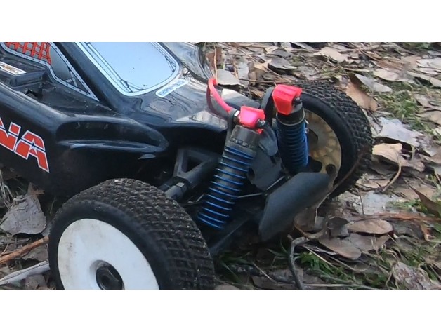 şok emici koruyucu şapka anti sürtünme örtmek kılıf rc araba buggy radyatörler 1 8 artemx 3D print model - Mito3D