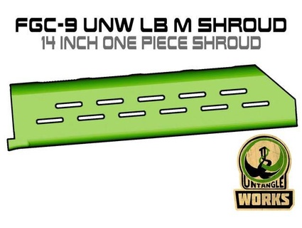 fgc-9 unw 14inch long barrel shroud set untangle 3d print model - Mito3D