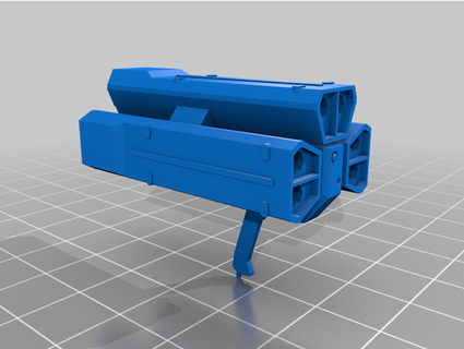 mobile suit gundam ground type 6-tube missile launcher esmfg 3d print model - Mito3D