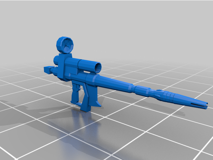 mobile completo uomo gundam rx 77 2 guncannon boa xbr l fascio fucile esmfg 3d print model - Mito3D
