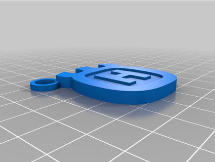 husqvarna keychain teon2o 3d print model - Mito3D