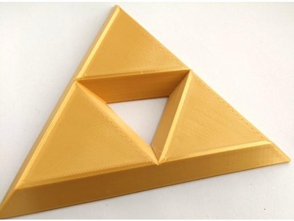 triforce wall decoration neyth makes 3d print model - Mito3D