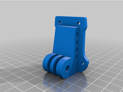 geprc mark4 gopro mount cable tie & screw holes dmitry fe 3d print model - Mito3D