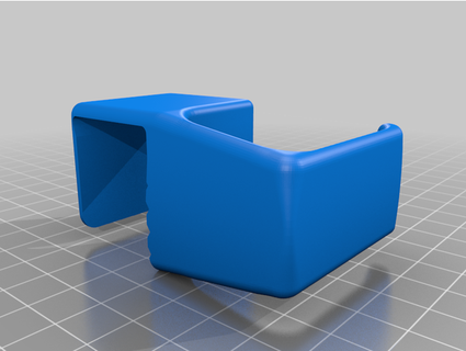 cuffia appendiabiti sideway underdesk dylaron 3d print model - Mito3D