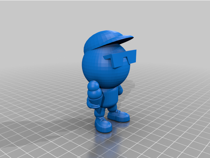 boy ice cap happyhipposnack 3d print model - Mito3D