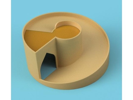 circular pet house imakina 3d print model - Mito3D