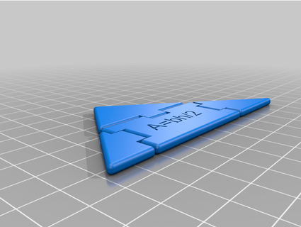 pliant Triangles rectangles lgbu 3d print model - Mito3D
