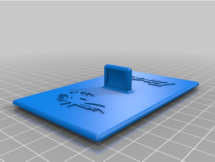 ender 3 v2 logotipo tela cobrir bainha gtrgeo 3d print model - Mito3D