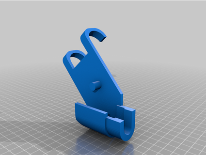uppababy vista scooter hook gloriousgarbage 3d print model - Mito3D