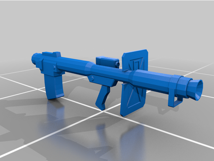 mobile completo uomo gundam dom bazooka esmfg 3d print model - Mito3D