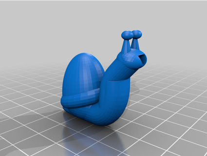 snail earrings tapewormzines  3d print model - Mito3D