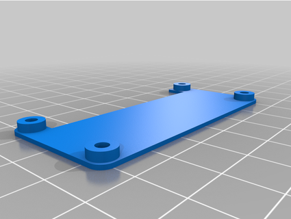 frambuesa pi cero cubierta carcasa funda gpio acceso ascii ch 3d print model - Mito3D