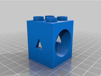 hubelino duplo túnel 2x2 lírico 3d print model - Mito3D