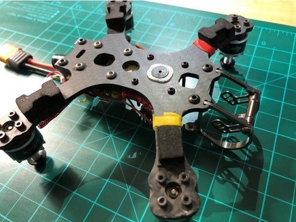 armattan gecko 6mm beeper mount minute12 3d print model - Mito3D