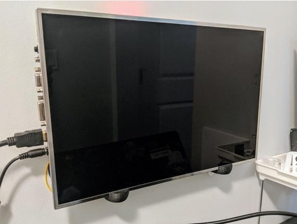 lcd panel duvar binmek ayakta durmak cumartesixiii 3d print model - Mito3D