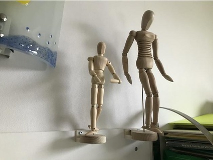 wooden human arm mannequin doll shelves olgapavlova 3d print model - Mito3D