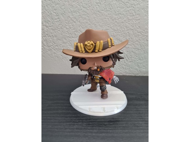 socle mccree overwatch EHI 3D print model - Mito3D