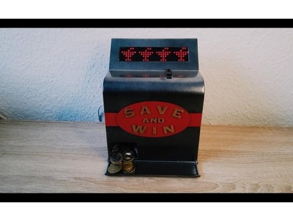 piggy bank slot machine maxwave 3d print model - Mito3D