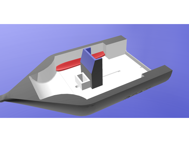 simple speedboat primorskajota 3D print model - Mito3D